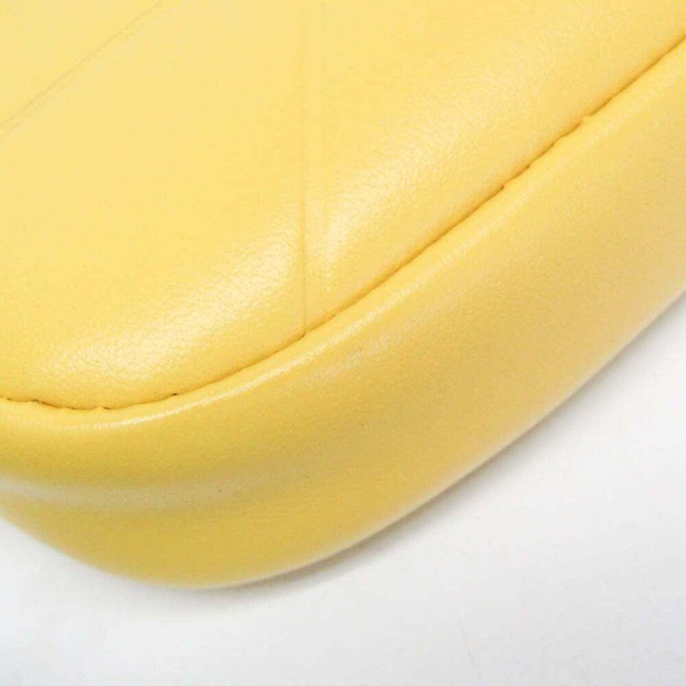 PRADA Yellow Leather Shoulder Bag - Picture 4 of 10